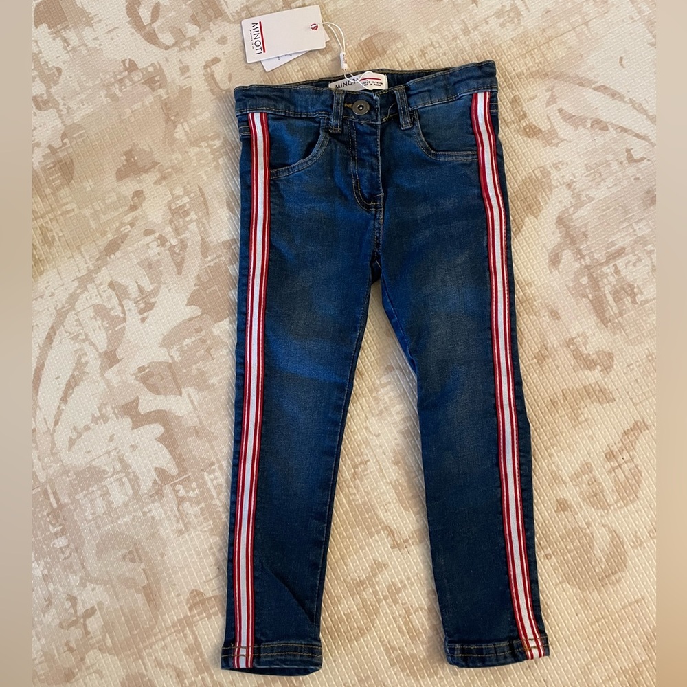 NWTS boutique denim pants GIRLS 3-4 years